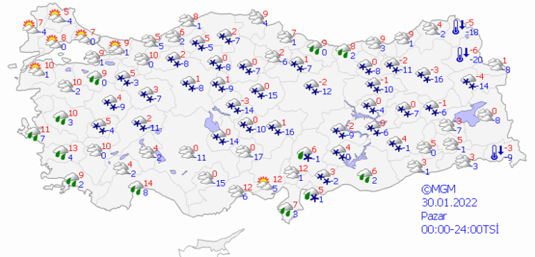 Meteoroloji son dakika duyurdu Birçok il için alarm verildi Yeniden başlıyor, kuvvetli olacak, yerdeki kar daha erimeden...
