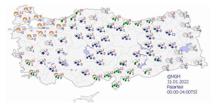 Meteoroloji son dakika açıkladı Kar kuvvetli geliyor, Sarı kodlu alarm verildi İstanbul, Ankara ve birçok şehirde...