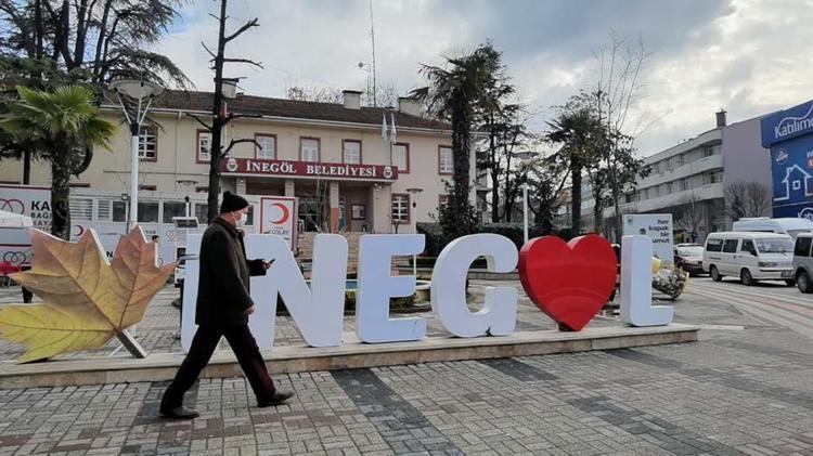 İnegölün nüfusu 20 ili geride bıraktı