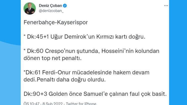 Önce Ersin Düzen sonra Serhat Akın Fenerbahçe elendi sosyal medyada tepki dinmedi