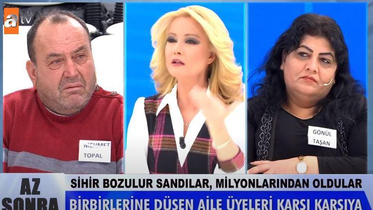 Müge Anlıda şaşkına çeviren büyü iddiaları Gönül Taşan okudu üfledi, Sabriye kendini astı