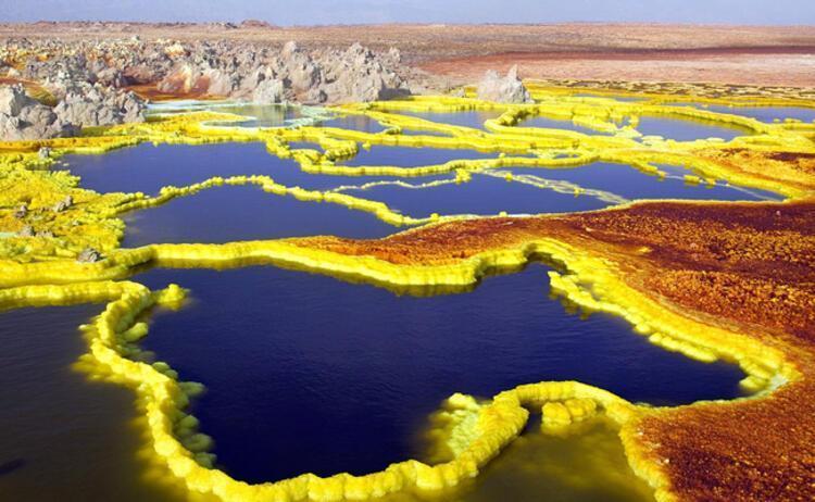 En sıcak yerleşim yeri - Dallol, Etiyopya