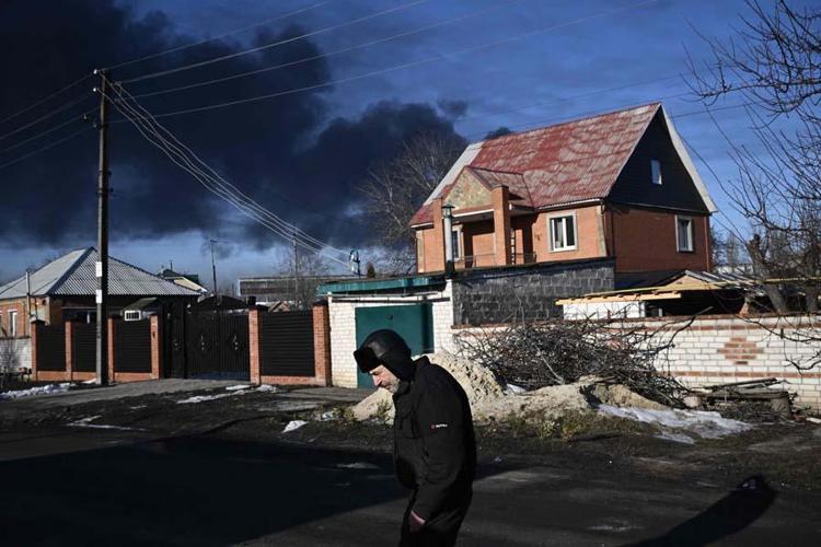 Ukrayna’da başkent Kiev’de sirenler çalıyor, halk kenti terk ediyor