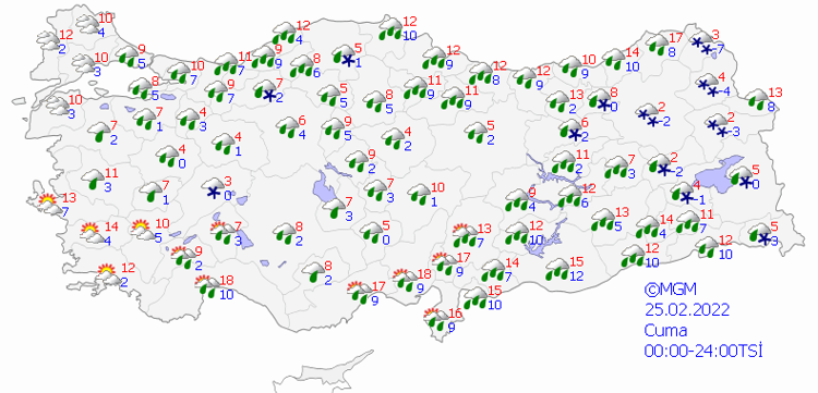YARIN HANGİ İLLERDE KAR YAĞIŞI VAR