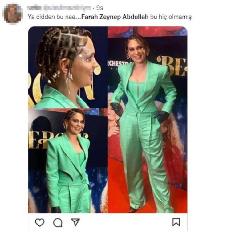 Bergen filminin galası gerçekleştirildi Farah Zeynep Abdullah damga vurdu...