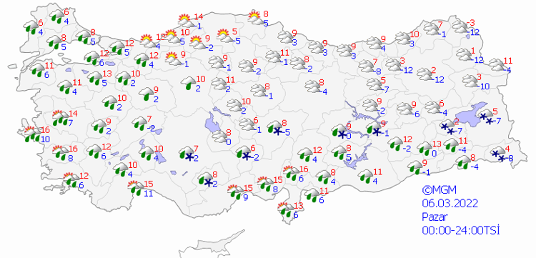 YARIN HANGİ İLLERDE KAR BEKLENİYOR