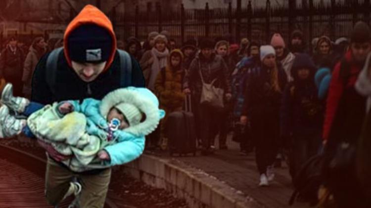 Ukraynalı sivillere Rus kapanı Lviv tren istasyonunda yürek sızlatan görüntüler