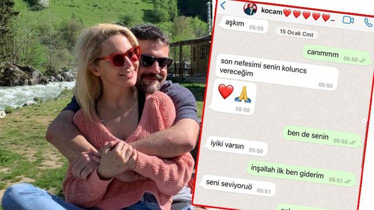 Ece Erken, Şafak Mahmutyazıcıoğlunun kendisine attığı son mesajları paylaştı