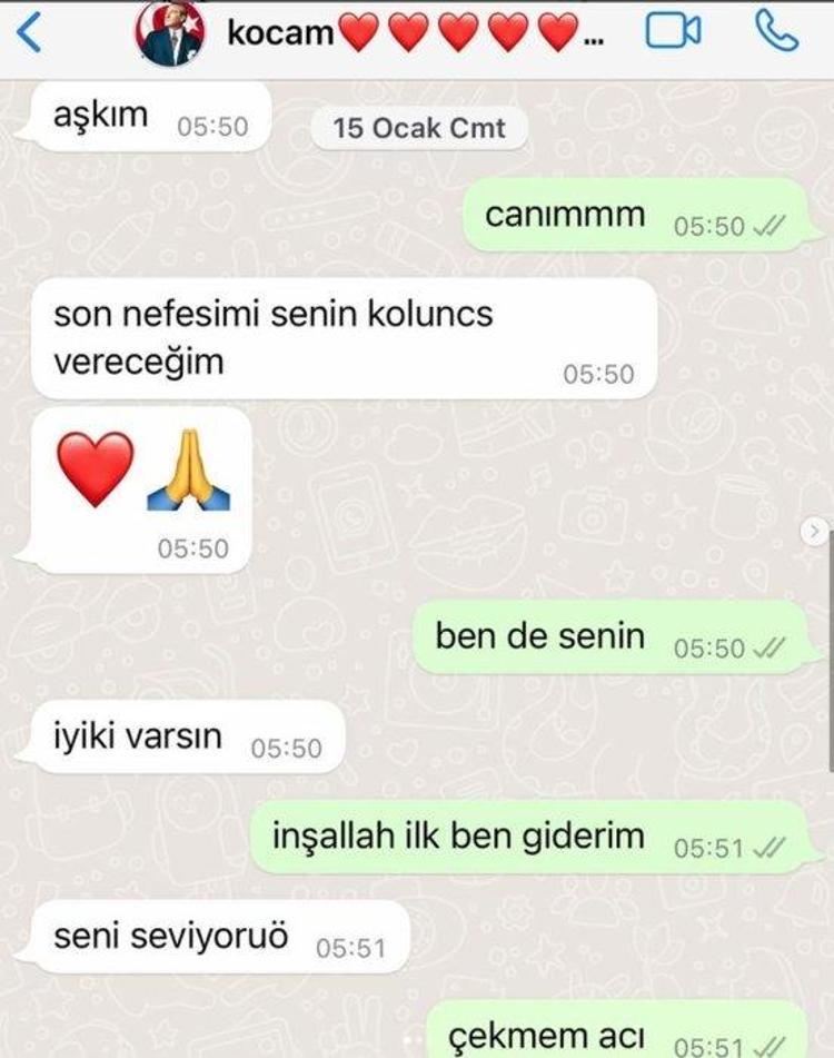 Ece Erken, Şafak Mahmutyazıcıoğlunun kendisine attığı son mesajları paylaştı