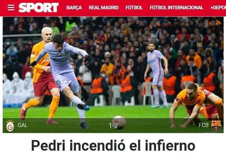 Marcao, Aubameyang, Pedri tamam ama Avrupa basını en fazla onu konuşuyor Cehennem...