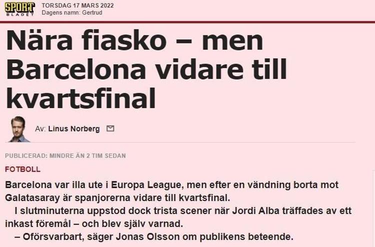 Marcao, Aubameyang, Pedri tamam ama Avrupa basını en fazla onu konuşuyor Cehennem...