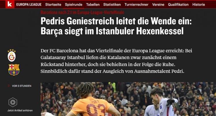 Marcao, Aubameyang, Pedri tamam ama Avrupa basını en fazla onu konuşuyor Cehennem...