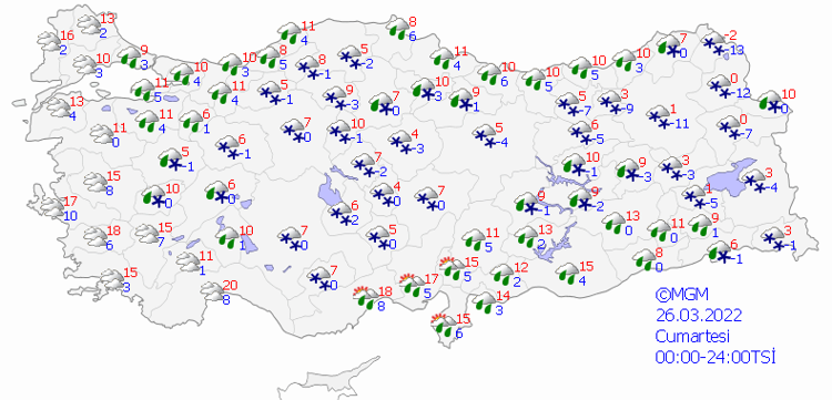 Son dakika kar yağışı ve yağmur açıklaması Meteoroloji tarih vererek duyurdu Kuvvetli geliyor, çok sayıda ilde...