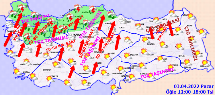 KUVVETLİ RÜZGAR: