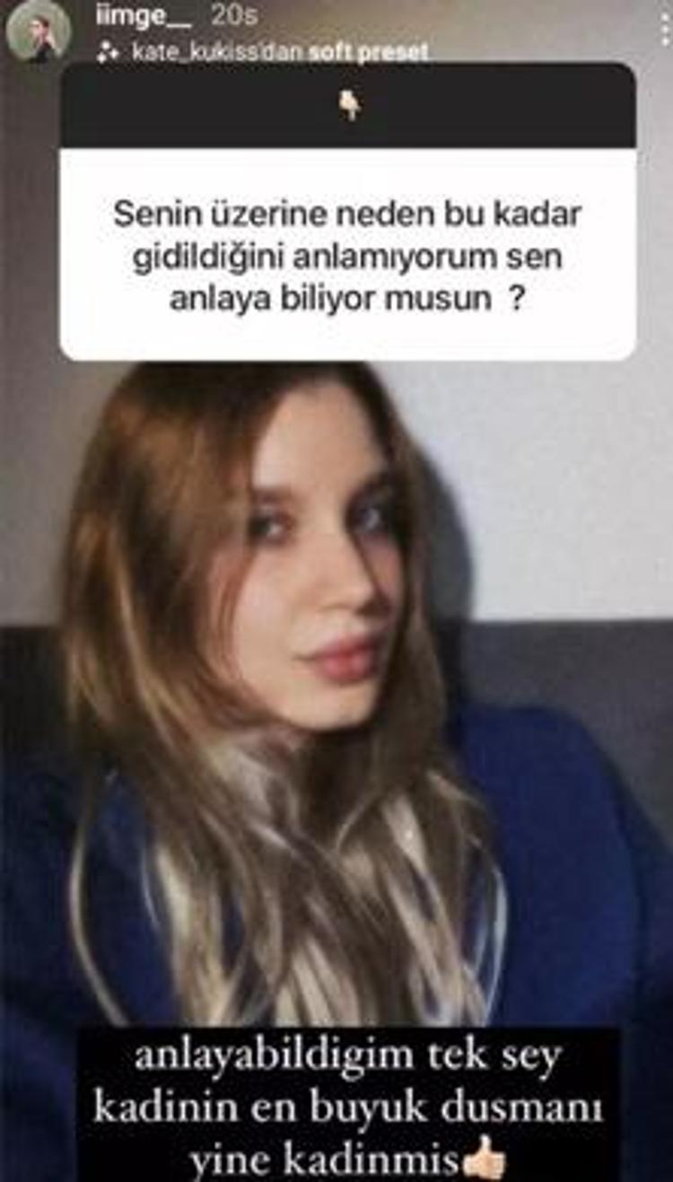 Ebrar Karakurt ve İmge arasındaki sular durulmuyor Şaşırtan gönderme...