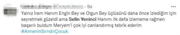 Annenin Sırrıdır Çocukun başrolü Selin Yeninci, sosyal medyada gündem oldu