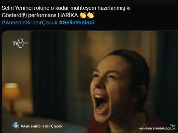 Annenin Sırrıdır Çocukun başrolü Selin Yeninci, sosyal medyada gündem oldu