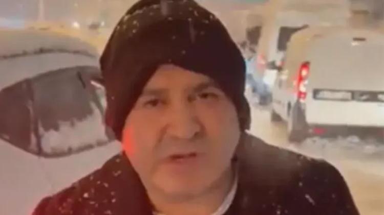 YOĞUN KAR YAĞIŞI NEDENİYLE MAHSUR KALMIŞTI