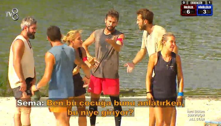 Survivorda Ogeday, Sema ve Anıl tartışması Çarpacağım bir tane göreceksin