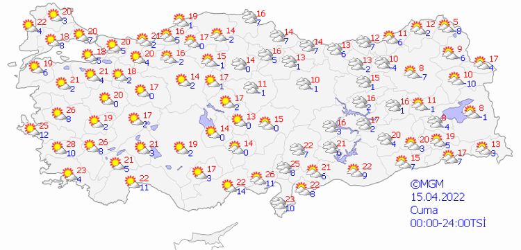 CUMA GÜNÜ HAVA NASIL