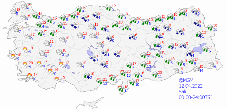 SALI GÜNÜ HAVA NASIL