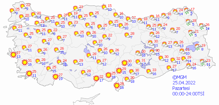 Hava tersine döndü, yanacağız Meteoroloji son dakika açıkladı 29 dereceye çıktı, İstanbul, İzmir ve Ankara dahil çok sayıda ilde...
