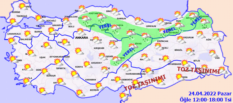 HAVA SICAKLIĞI:
