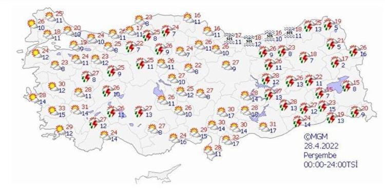 Meteorolojiden son dakika duyurdu Bayramda hava durumu değişiyor, kuvvetli olacak Yeniden başlıyor, İstanbul, Ankara ve İzmirde...
