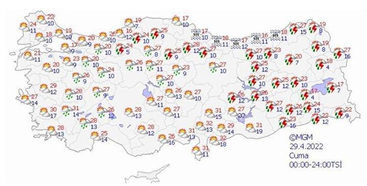Meteorolojiden son dakika duyurdu Bayramda hava durumu değişiyor, kuvvetli olacak Yeniden başlıyor, İstanbul, Ankara ve İzmirde...