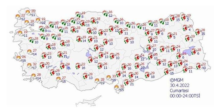 Meteorolojiden son dakika duyurdu Bayramda hava durumu değişiyor, kuvvetli olacak Yeniden başlıyor, İstanbul, Ankara ve İzmirde...