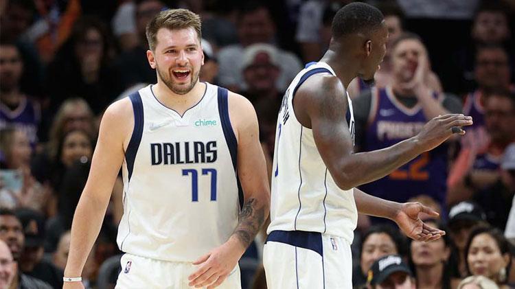 NBA Batı Konferansı yarı finali 7. maçında Dallas Mavericks, Phoenix Sunsı Luka Doncic ile geçti Tarihi istatistik...