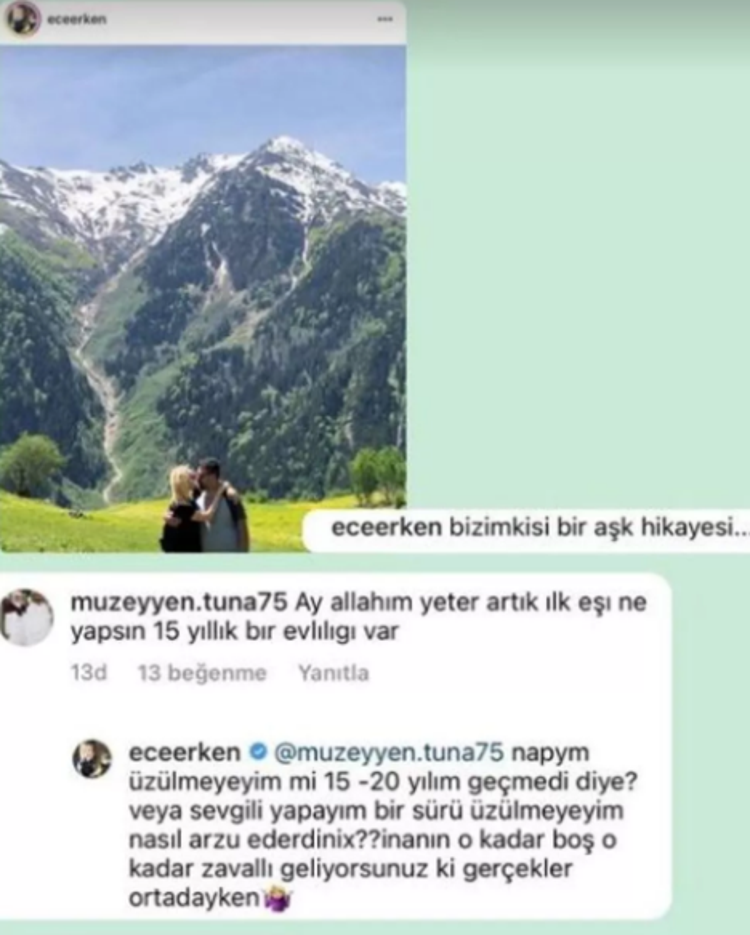 Şafak Mahmutyazıcıoğlunun eski eşiyle ilgili yorum Ece Erkeni kızdırdı