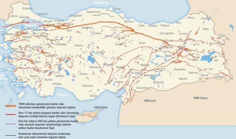 Deprem ile ilgili son dakika uyarısı İstanbul, İzmir, Ankara dahil 45 ili, 110 ilçeyi vuracak Liste duyuruldu, 7 ve üzeri sarsıntılar...