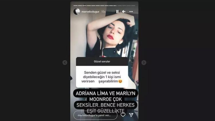 MERVE BOLUĞUR KİMLERİ SEKSİ BULUYOR