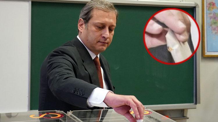 Galatasarayda seçim günü Başkan Burak Elmasın oyu ifşa mı oldu Geçersiz sayılacak...