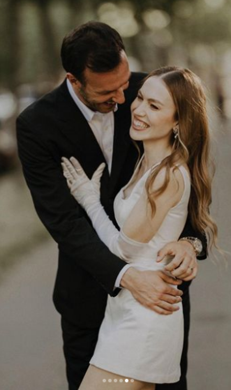 Duygu Özaslan ve Can Maxim Mutaf Pariste evlendi