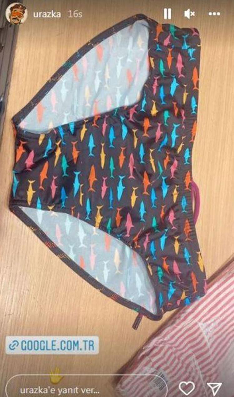 Uraz Kaygılaroğlunun slip mayosuna Ebru Şancı eleştiri yapmıştı Urazdan olay cevap...
