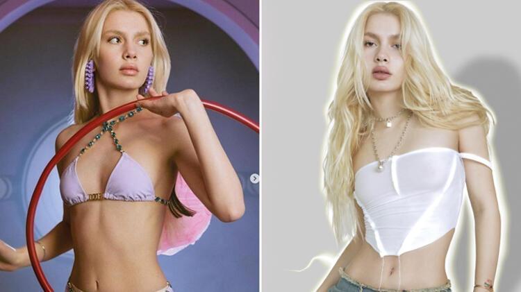 Aleyna Tilki bikinili pozuyla ortalığı yıktı Sütyensiz fotoğrafından sonra...