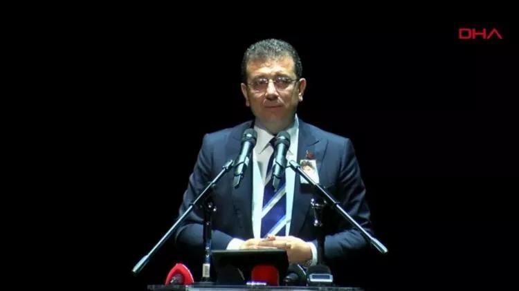 İstanbul büyükşehir Belediye Başkanı Ekrem İmamoğlu: