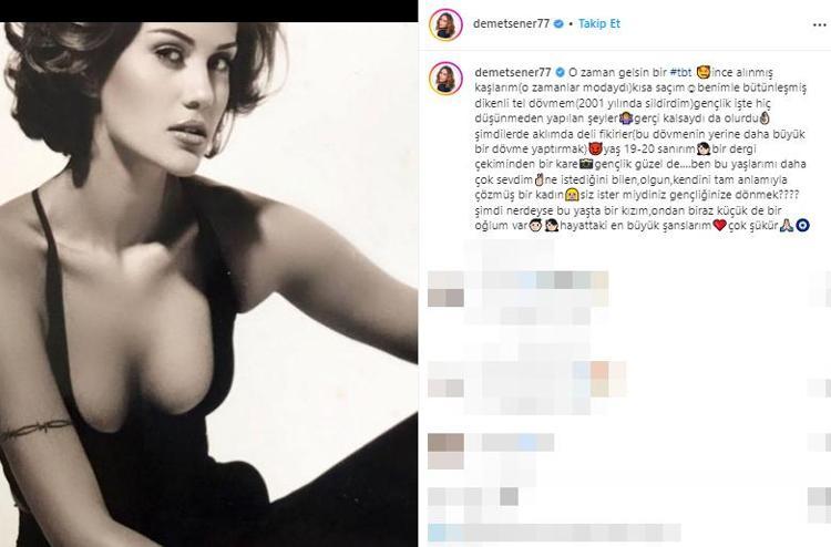 Demet Şenerin 19 yaşındaki haline itirafı damga vurdu Estetik yorumuna yanıt...