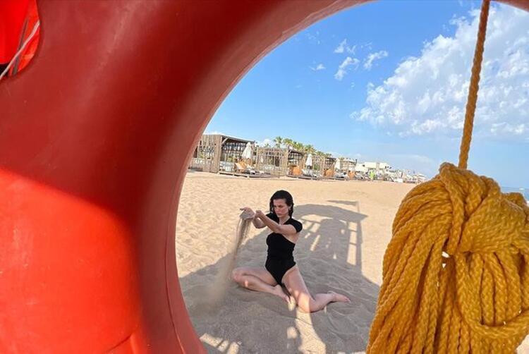Pınar Deniz sezonun yorgunluğunu atıyor Tatil pozları...