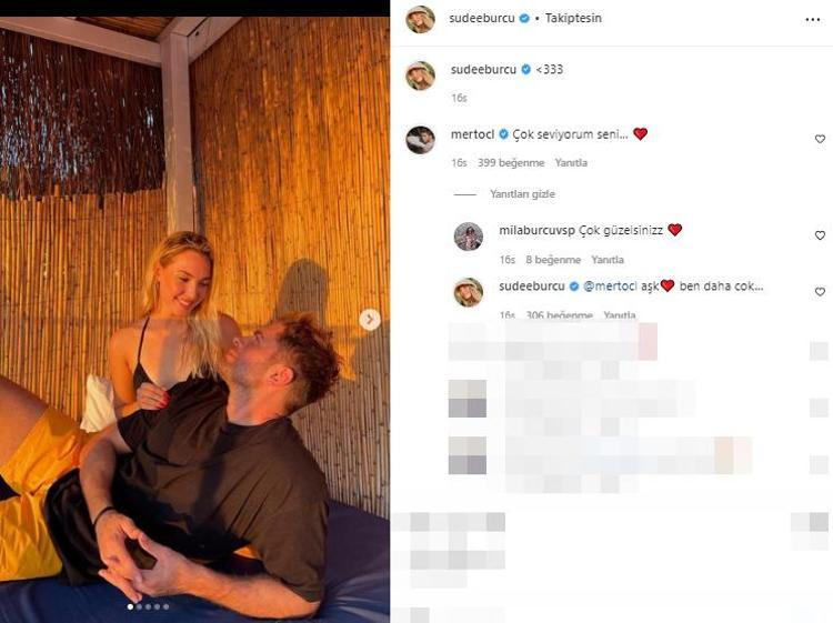 Survivor Mert Öcal ve sevgilisi Sude Burcu aşka geldi Aşk sadece anlayana