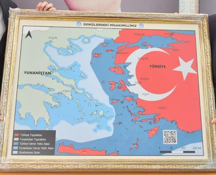 Yunanistanı çıldırtan harita ABDlilerden NATOya skandal Türkiye mektubu...