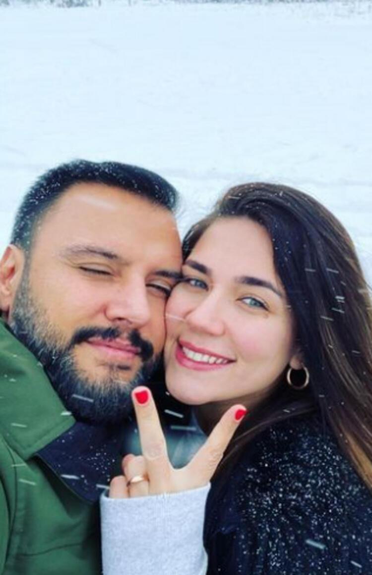 Alişan - Buse Varol çiftinden mutlu aile pozu