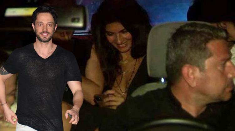 Murat Boz, Tuba Büyüküstün ve Serkan Altunorak mekan çıkışı görüntülendi Çevirmeye takıldılar