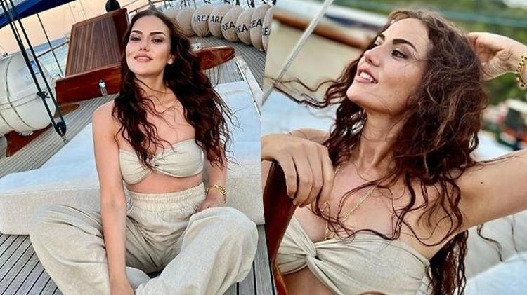 Burak Özçivitin 3.5 aylık hamile eşi Fahriye Evcen ve oğulları Karandan üzen haber
