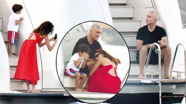 Özcan Deniz oğlu Kuzey ve sevgilisi Samar Dadgar’la tatile çıktı İyi anlaştılar
