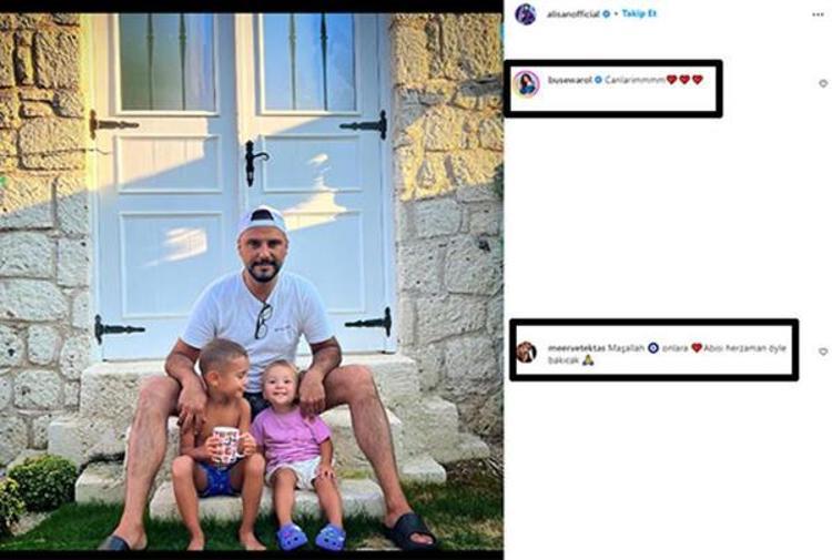 ÇOCUKLARIYLA POZUNA YORUM YAĞDI
