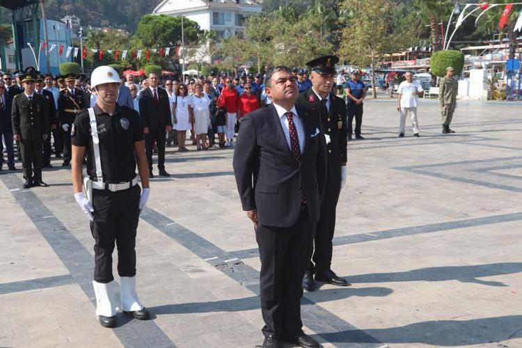 Fethiye’de 30 Ağustos Zafer Bayramı törenle kutlandı