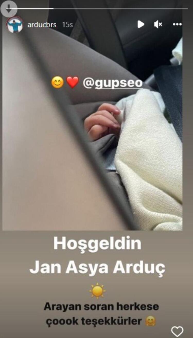 Barış Arduç’tan kızıyla ilk paylaşım geldi